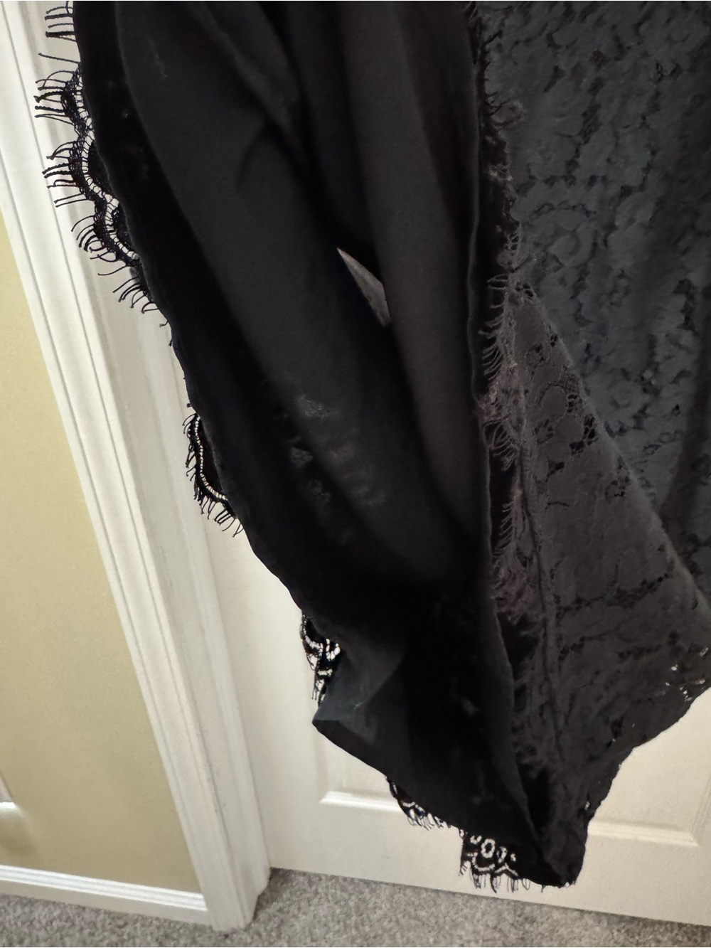 Joie Black Susina Lace Sheath Dress Size S Short Sleeve - Picture 11 of 12